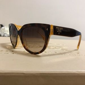 Prada Cat Eye Sunglasses (Tortoise)